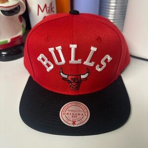 Chicago Bulls Mitchell & Ness Original Fit Snap Back Hat New